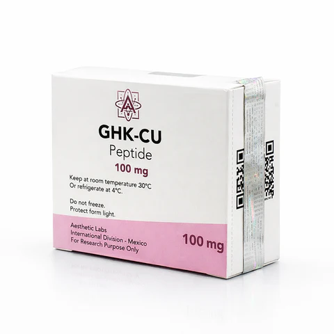 GHK-Cu 100 mg Aesthetic Labs péptido de cobre grado investigación México